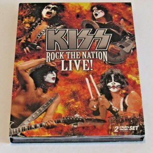 KISS Rock The Nation Live DVD 2005 2-Disc Set Region 0 NTSC MX Never Played